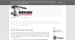 Desktop Screenshot of dekoratoramator.pl